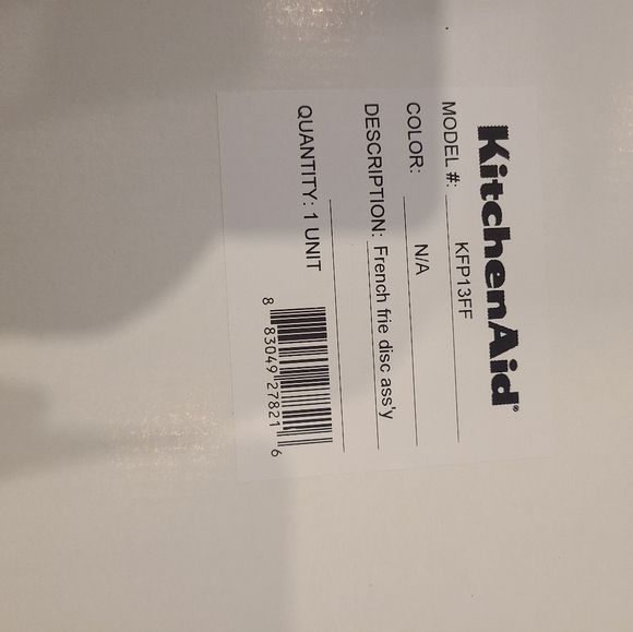 Kitchenaid food processor accessory pack - Picture 3 of 10